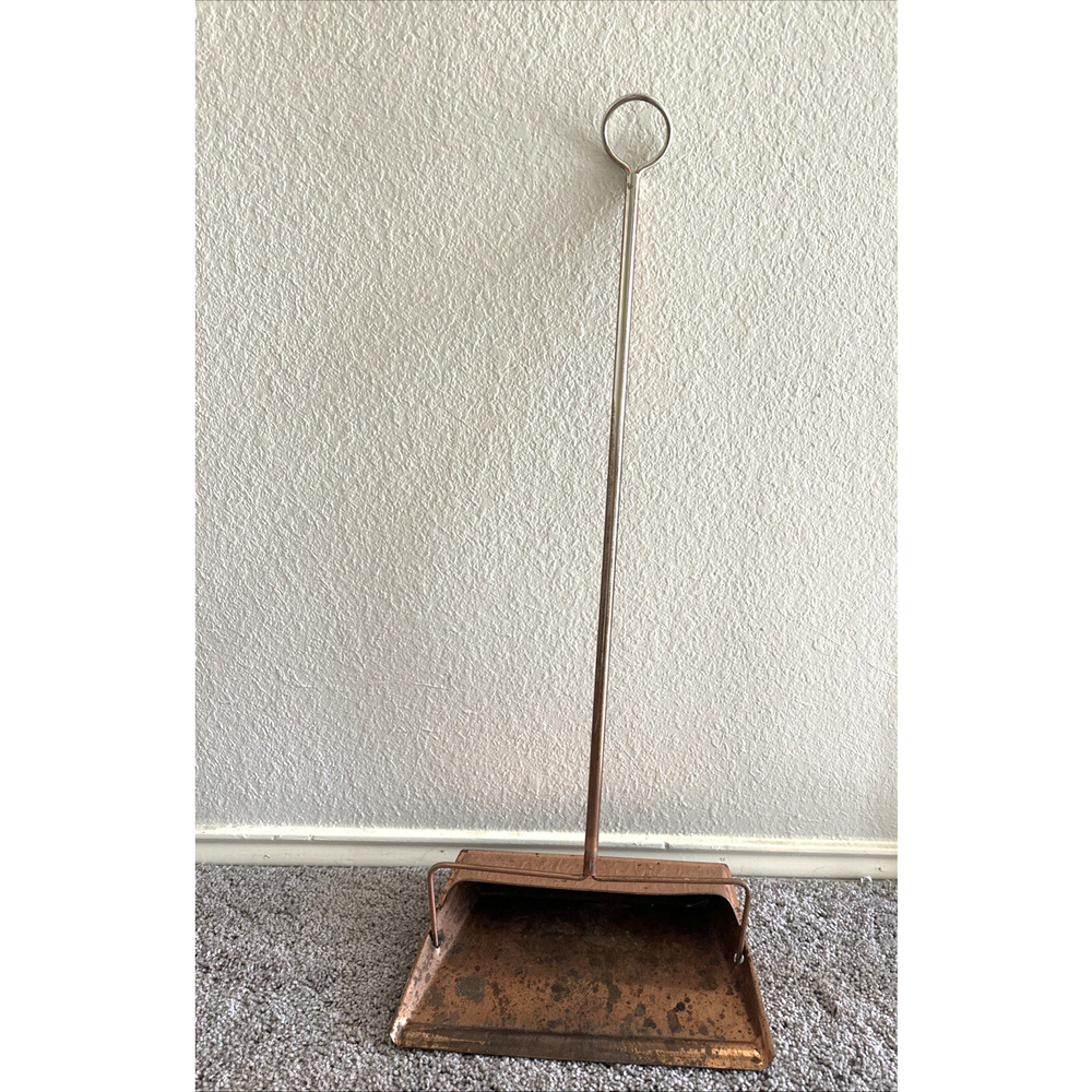 Vintage Rare Rose Gold Lincoln Beautyware Tall Dust Pan